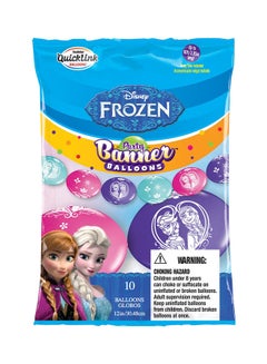 10-Piece Disney Frozen Latex Balloon Banner 12inch - v1554395462/N22759098A_1