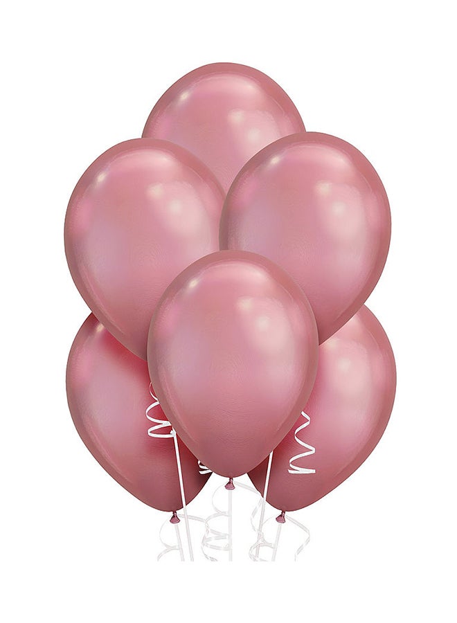 Qualatex 25-Piece Chrome Plain Foil Balloon Set 11inch