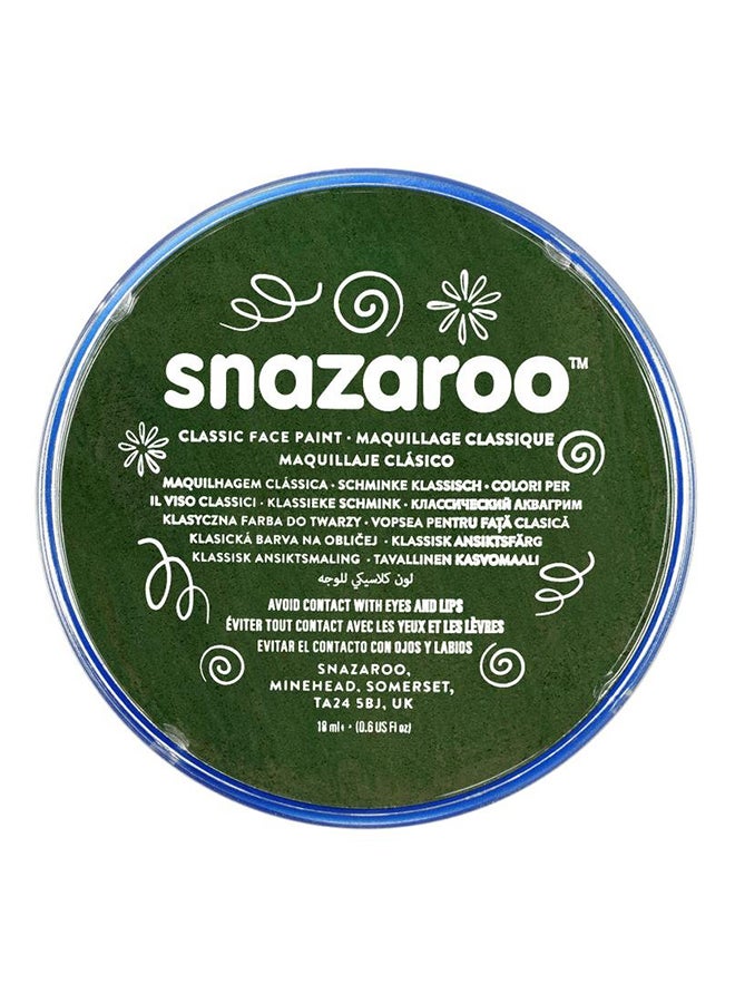 Snazaroo - Classic Face Paint Dark Green - Image 1