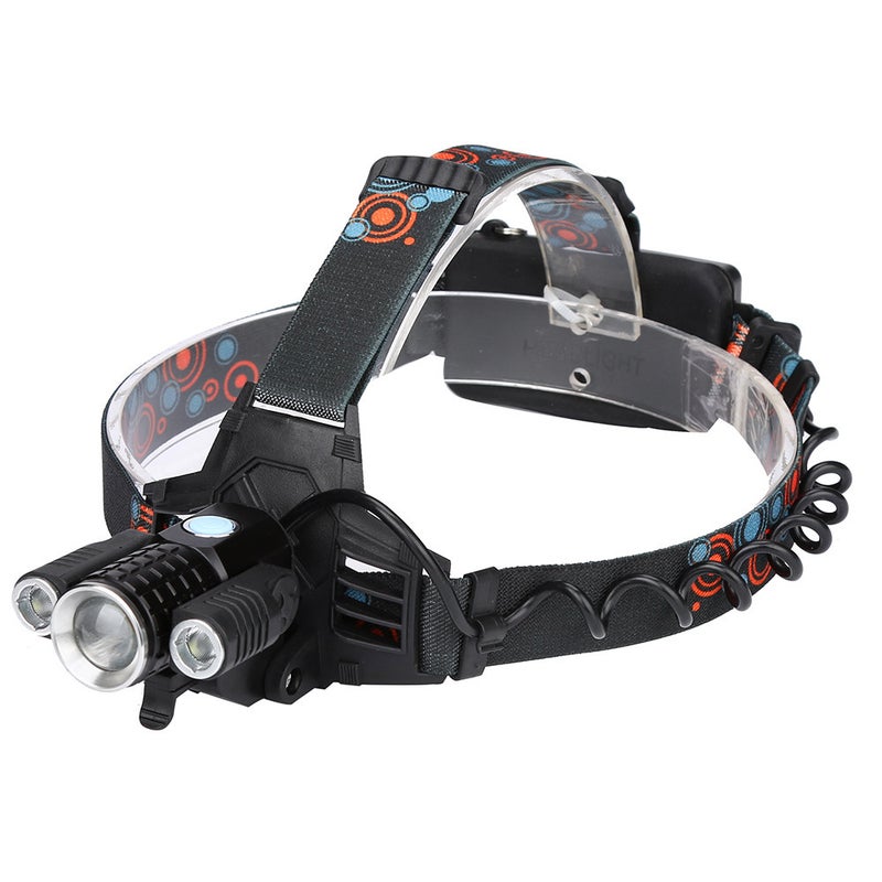 Voberry - 25000Lm 5X Xml T6 LED Rechargeable 18650 USB Headlamp  Head Light Torch - Image 1