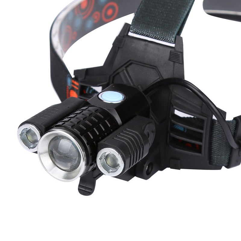 Voberry - 25000Lm 5X Xml T6 LED Rechargeable 18650 USB Headlamp  Head Light Torch - Image 1