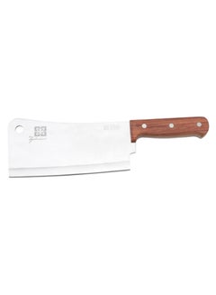Stainless Steel Cleaver Knife With Wood Handle Silver/Brown 9inch