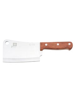 Stainless Steel Cleaver Knife With Wood Handle Silver/Brown 6inch