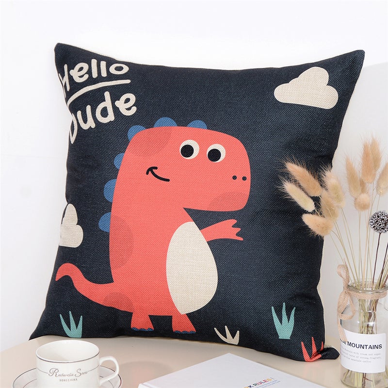 شاربدو غطاء وسادة مطبوعة من مودرن هوم أسود 45 x 45Ø³Ù†ØªÙŠÙ…ØªØ± - Image 2