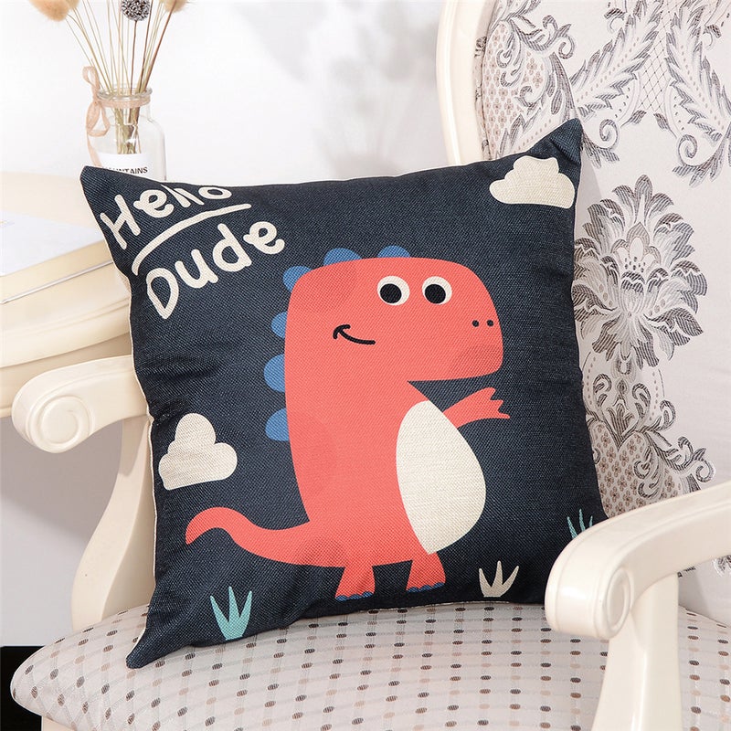 شاربدو غطاء وسادة مطبوعة من مودرن هوم أسود 45 x 45Ø³Ù†ØªÙŠÙ…ØªØ± - Image 3