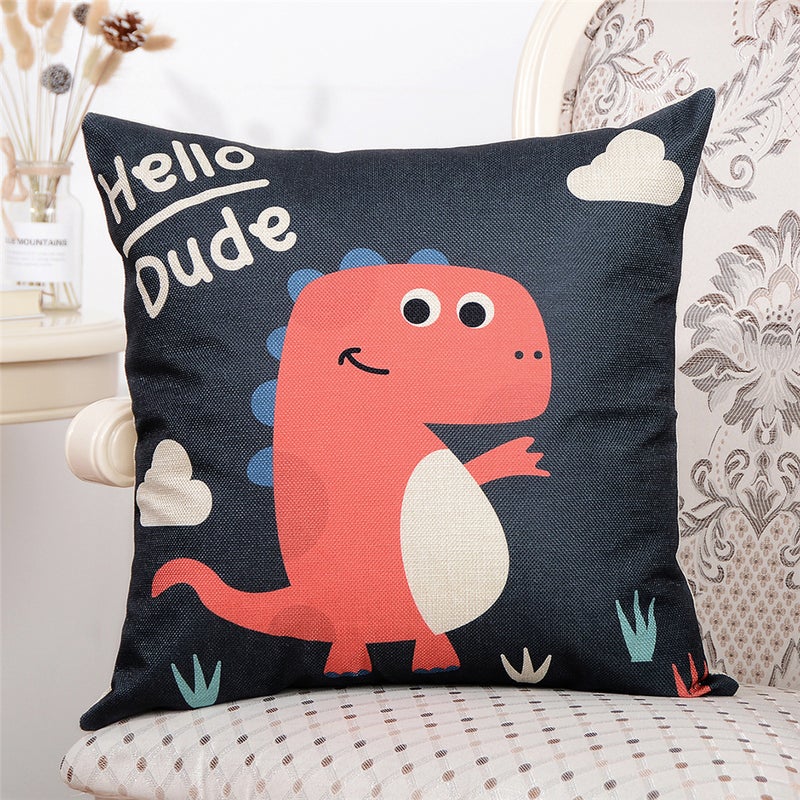 شاربدو غطاء وسادة مطبوعة من مودرن هوم أسود 45 x 45Ø³Ù†ØªÙŠÙ…ØªØ± - Image 4