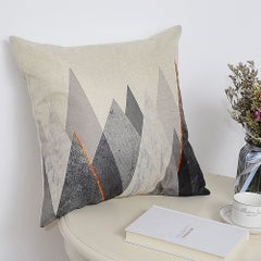 Sharpdo Printed Cushion Cover Grey 45x45cm  - Image 4