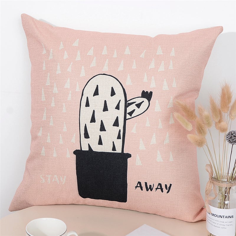 شاربدو غطاء وسادة مطبوعة من مودرن هوم متعدد الألوان 45 x 45سم - Image 2