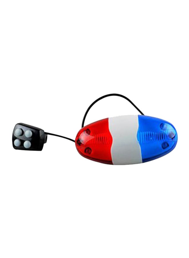 Ace Select Electronic Led Bike Light With 4 Tones Loud Police Siren Bicycle Trumpet Cycling Horn Bell Light 0X12.7X0inch 