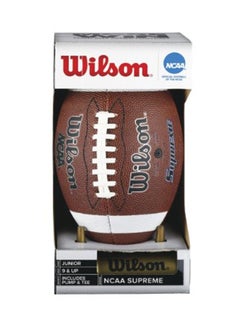 Wilson Ncaa Supreme Junior Football With Pump & Tee 6X10.75X6inch 