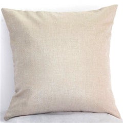 Sharpdo Printed Painted Linen Pillowcase Combination Beige 45x45cm  - Image 3