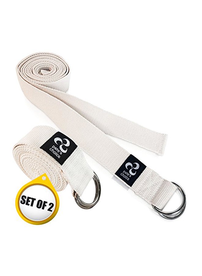 pete's choice Set Of 2 Yoga Exercise Adjustable Straps 2.2X6X3inch