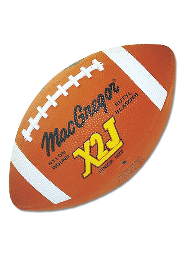 X2J Junior Rubber Football 3.3X9.5X5.8inch