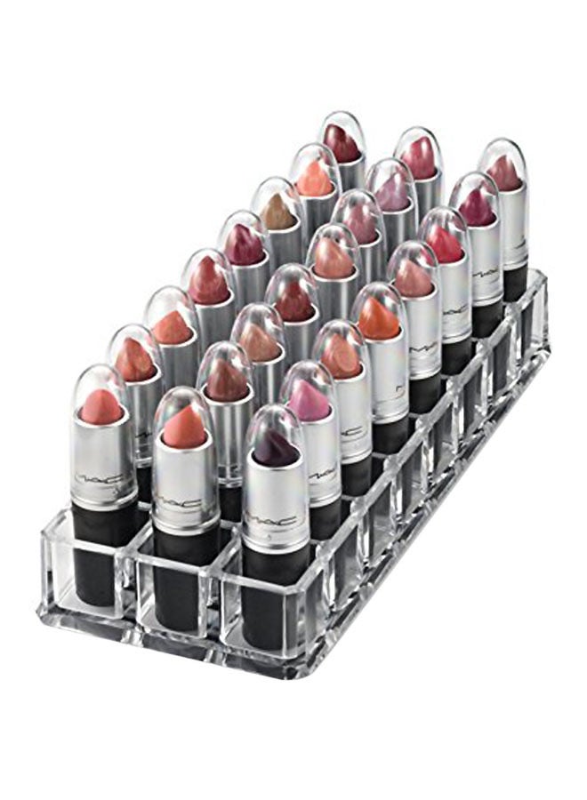 باي أليجوري طقم أحمر شفاه مكون من 24 قطعة بغطاء شفاف من الأكريليك