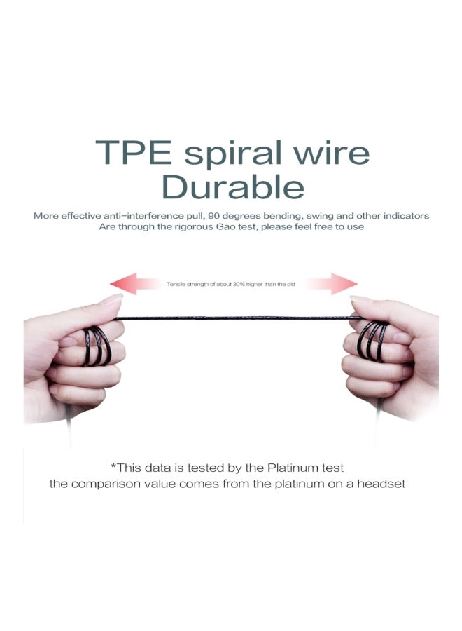 Flash Hawk Stereo In-Ear Earphones With Mic Black/Silver - Image 5