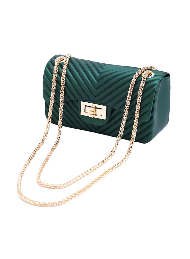 كول بيبي حقيبة يد صغيرة يمكن حملها بشكل متقاطع على الجسم مصنوعة من البولي يوريثان أخضر - Image 1