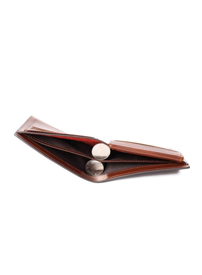 JINBAOLAI Leather card cover multifunctional zero wallet  brown Brown - Image 3