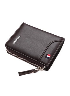JINBAOLAI Leather card cover multifunctional zero wallet  brown Brown 