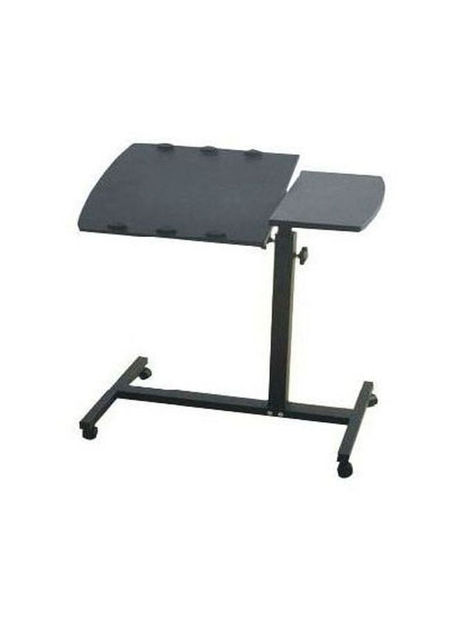 Generic Rolling Laptop Table Black 