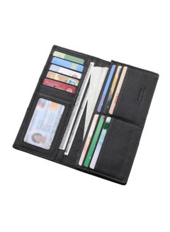 JINBAOLAI Leather Multifunctional Wallet Black  - Image 4