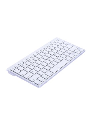 لوحة مفاتيح لاسلكية صغيرة متعددة الوسائط أبيض - v1554459673/N23033786A_1