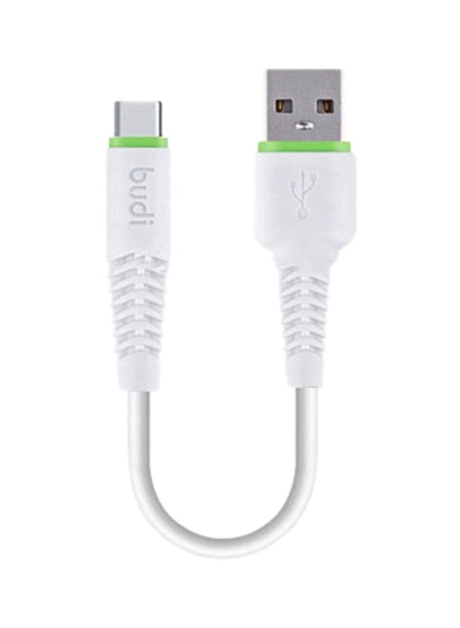 budi Type-C To USB Charging Cable White - Image 2