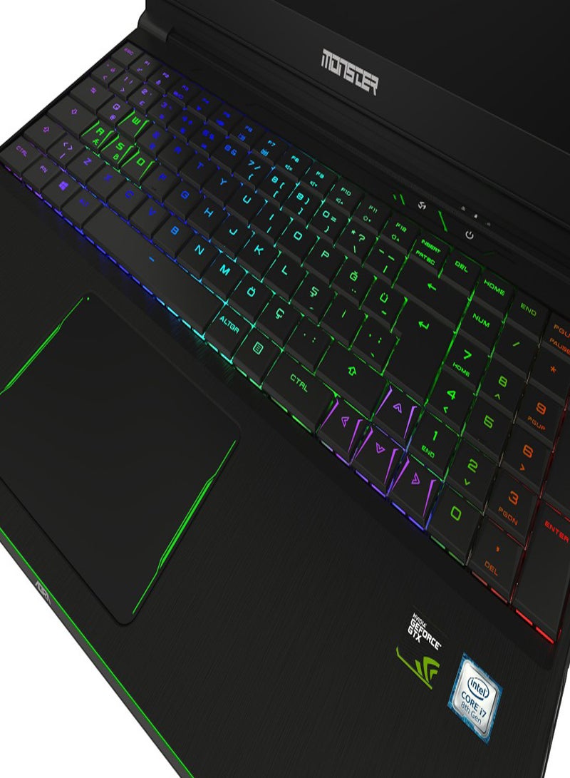 ABRA A5 V14.1.1 Gaming Laptop With 15.6-Inch Display, Core i7 Processor/16GB RAM/1TB HDD+256 SSD/4GB NVIDIA GTX-1050Ti Graphic Card Black