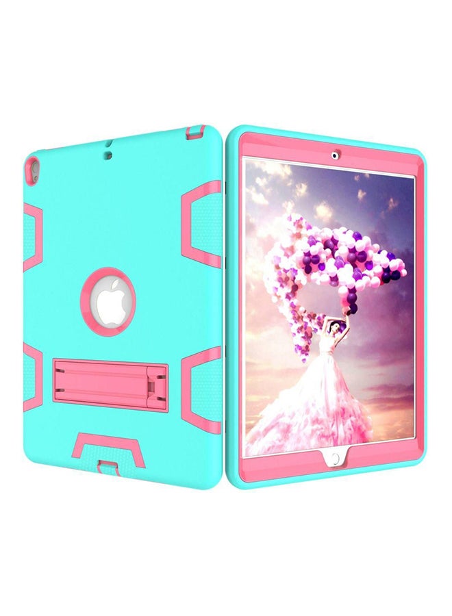 Kickstand Case Cover For Apple iPad Air 2/6 Turquoise And Red - Image 1