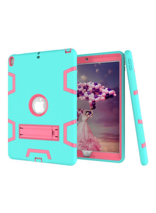 Kickstand Case Cover For Apple iPad Air 2/6 Turquoise And Red - Image 3