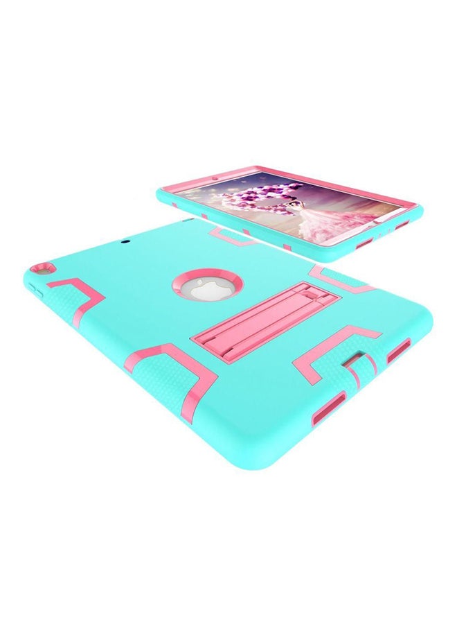 Kickstand Case Cover For Apple iPad Air 2/6 Turquoise And Red - Image 5