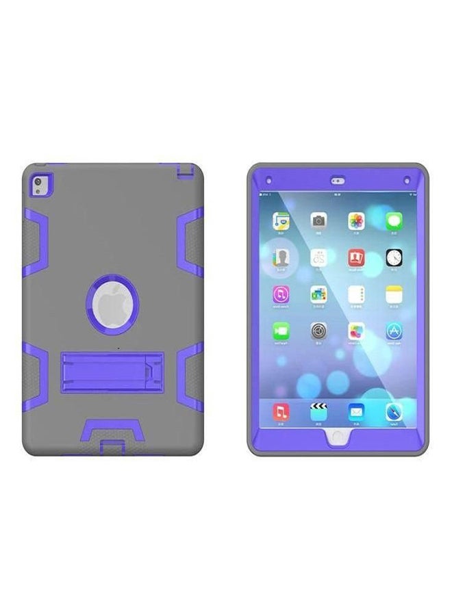 Armor Case Cover With Kickstand For Apple iPad Air 2 Air 6 Grey/Blue