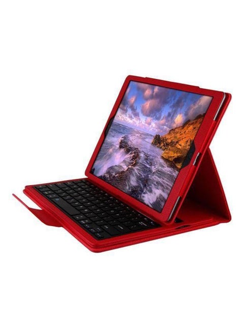 Wireless Detachable Keyboard For Tablets Red