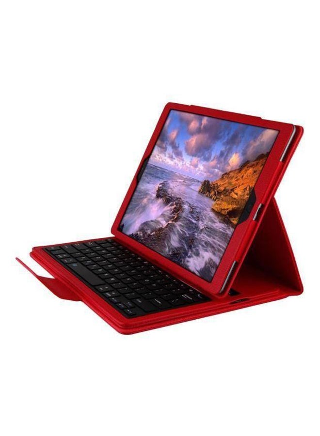 Wireless Detachable Keyboard For Tablets Red