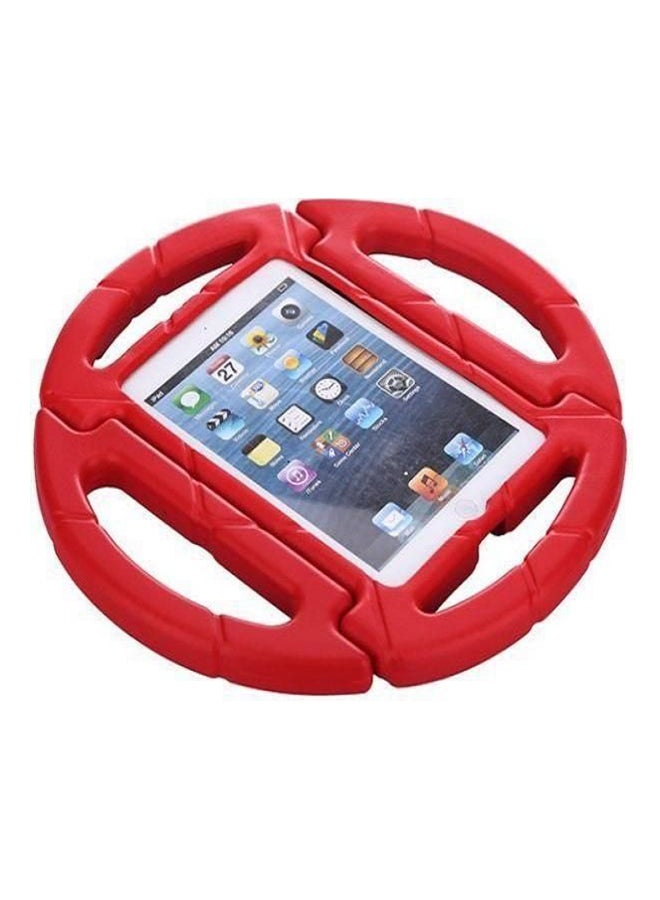 Steering Wheel Handle Protective Stand Case Cover For Apple iPad Air 5 Red - Image 2