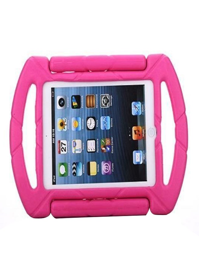 Kids Handle Steering Wheel Stand Cover For Apple iPad Air 5 Pink - Image 1