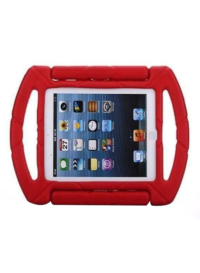 Kids Steering Wheel Handle Stand Case Cover For Apple iPad Air 5 Red - Image 1