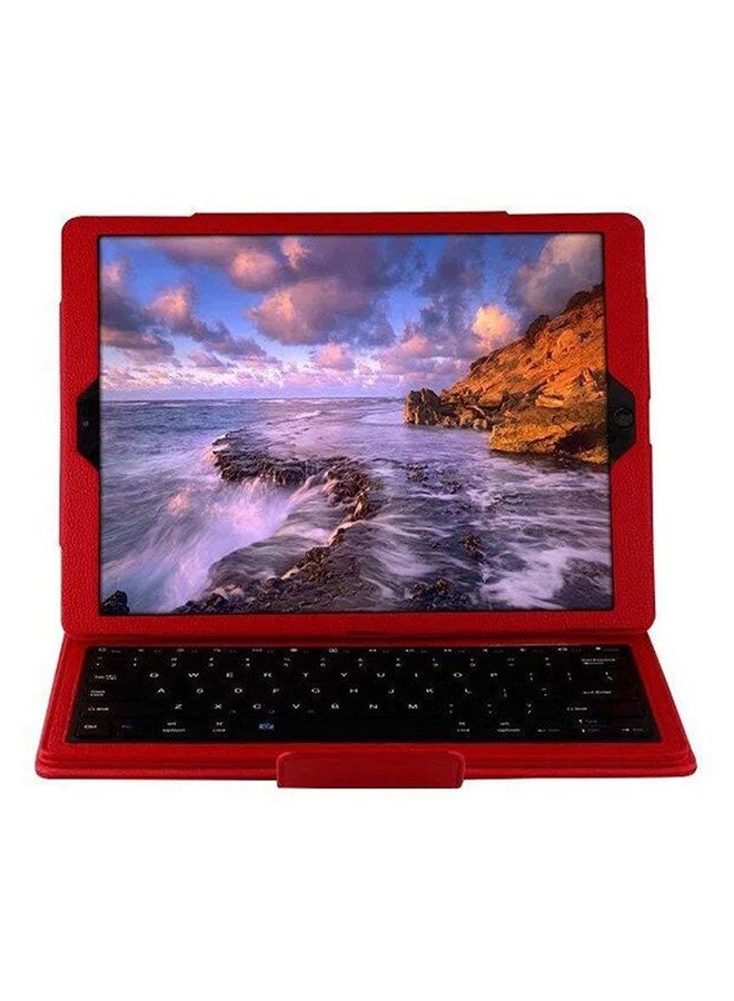 Wireless Bluetooth Keyboard For Apple iPad Red - Image 1