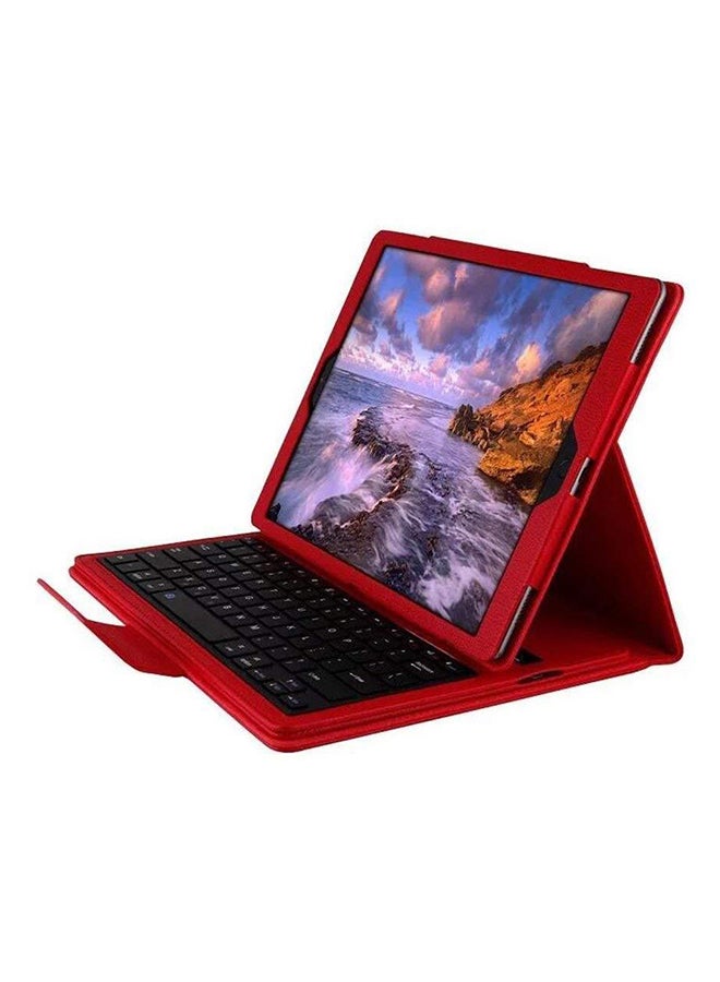 Wireless Bluetooth Keyboard For Apple iPad Red - Image 2