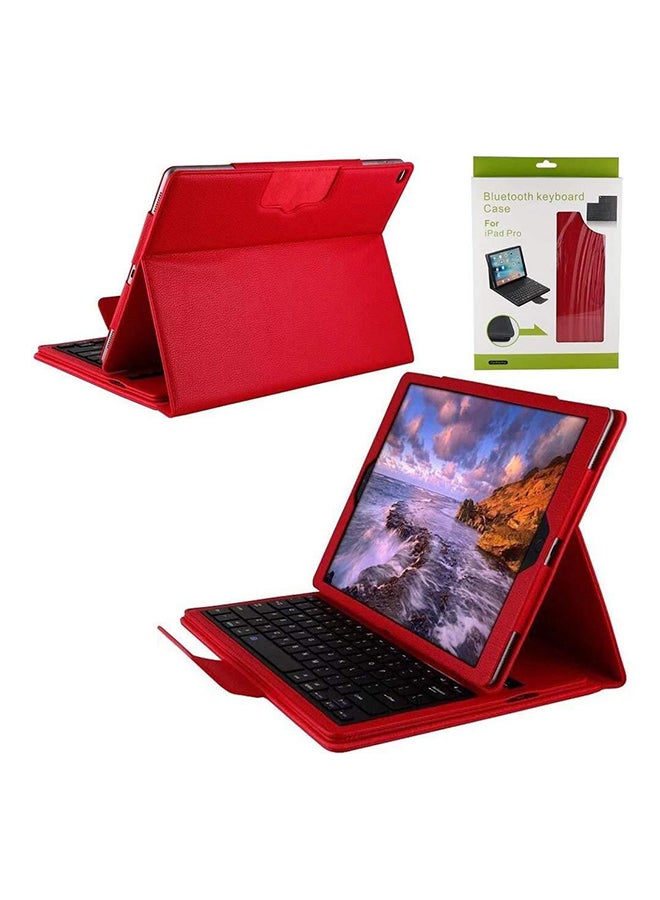 Wireless Bluetooth Keyboard For Apple iPad Red - Image 3
