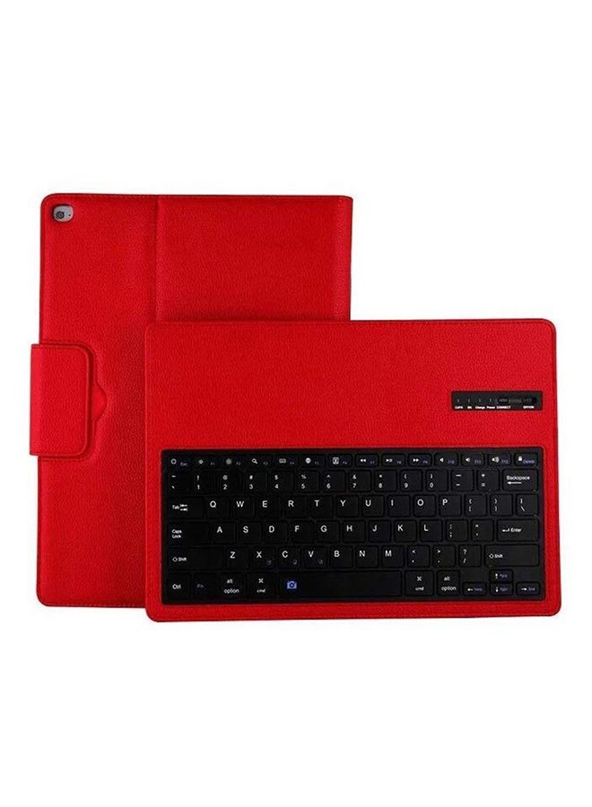Wireless Bluetooth Keyboard For Apple iPad Red - Image 4