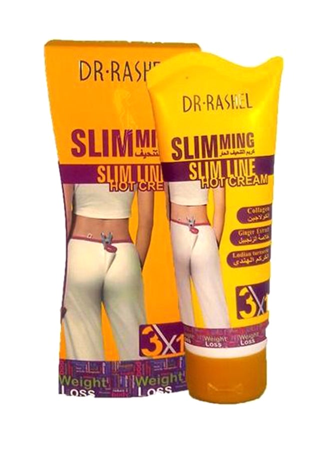 DR. RASHEL - Greem Teh Jahe Rumus Kolagen Tubuh Hot Slimming Cream White 150grams - Image 1