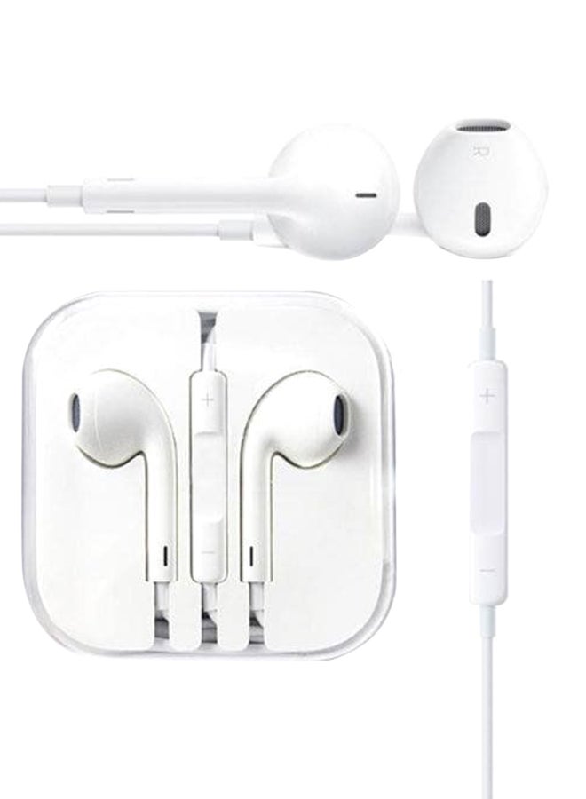 Generic - Earphones For iPhone 6 Plus White - Image 1