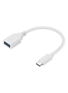 USB-C To USB 3.0 Converter White