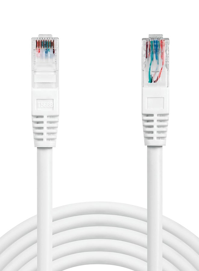 ساندبرغ كبل الشبكة UTP Cat6 أبيض - Image 1