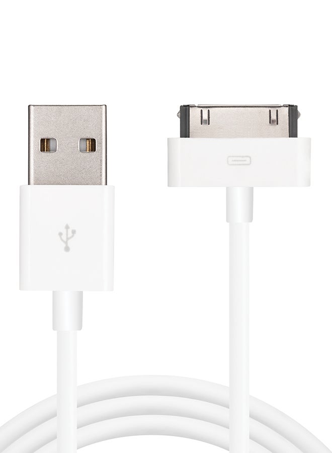 Sandberg Sync And Charge Cable For iPad/iPhone/iPod White  - Image 1