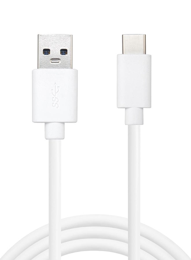 ساندبرغ كابل شحن USB-C 3.1 إلى USB-A 3.0 أبيض