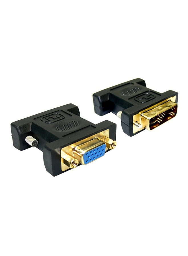 Sandberg VGA-Monitor To DVI-Out Adapter Black  - Image 1