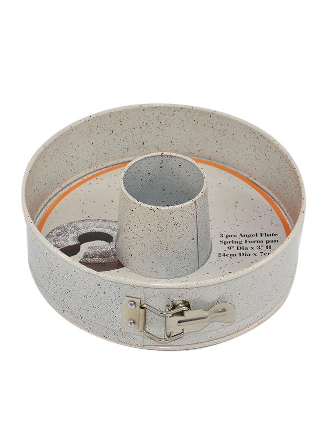 Homemaker Granite24Cm Springform W/2 Bases White 24cm 
