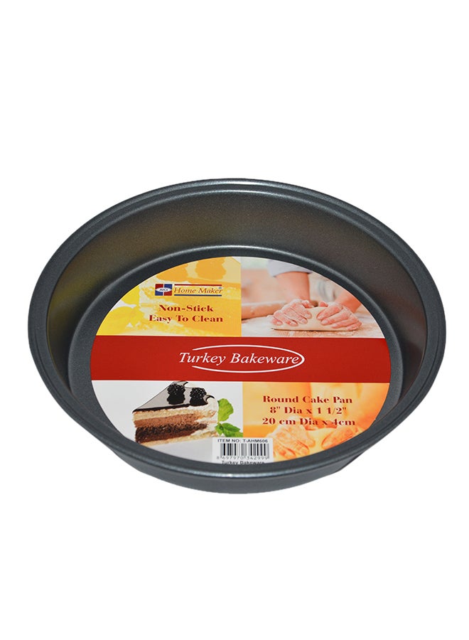 Homemaker Round Cake Pan 20Cm Black 20x4cm 