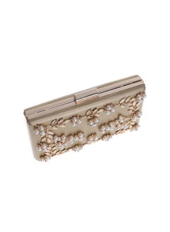 Cool Baby Flower Design Clutch Bag Beige  - Image 2